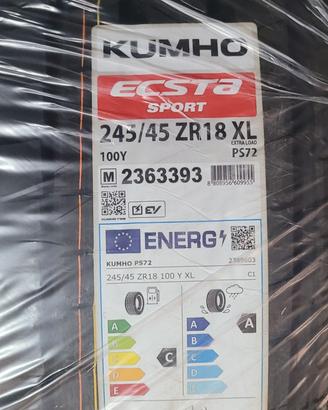 Pneumatici Khumo 245 45 r18 100y  XL