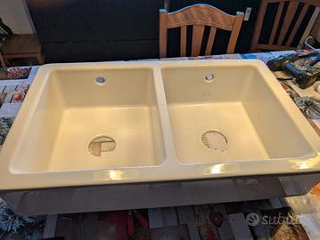 Lavello doppio in ceramica Ikea Havsen 792.502.65