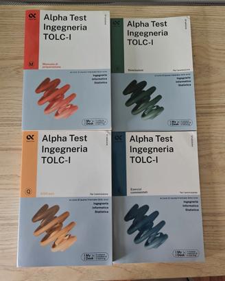 Kit Completo Alpha Test Ingegneria TOLC-I