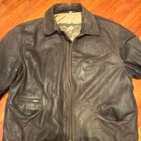 Giacca da moto in pelle imbottita tg.XXL