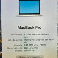 MACBOOK PRO 13 2018 i5 TOUCHBAR DIGITALE