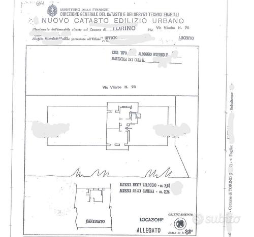 TRILOCALE DA RISTRUTTURARE AL 4°PIANO