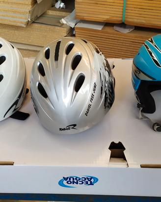 Lotto Caschi Sci Rebell varie misure