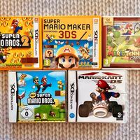 5 giochi Nintendo 3ds xl e ds Super Mario