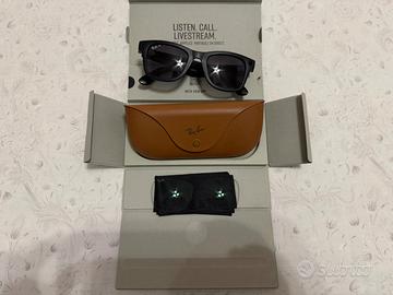 RayBan Meta Wayfarer polarizz+ Lenti Transit. Orig