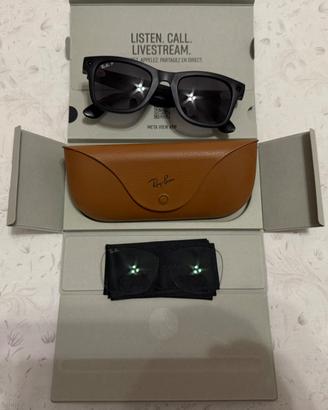 RayBan Meta Wayfarer polarizz+ Lenti Transit. Orig