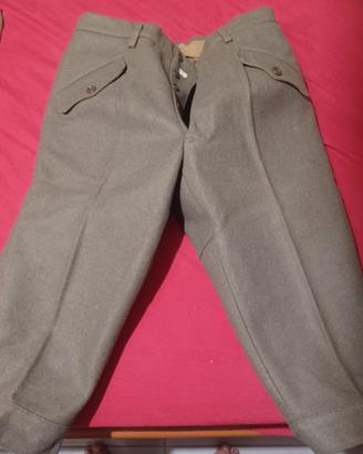 Tris pantaloni alpini in lana originale EI 1982-83