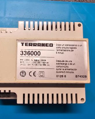 Alimentatore Citofono Terraneo 336000