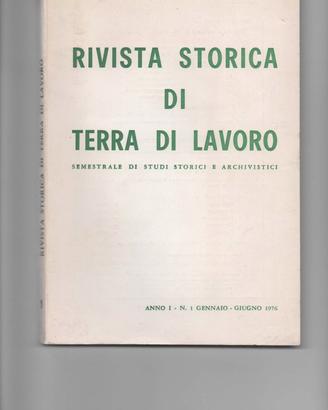 Rivista Storica di Terra di Lavoro - Anno I, N. 1