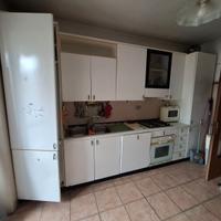 Cucina lineare 370cm, bianca