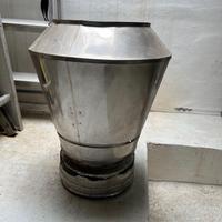 terminale camino in acciaio