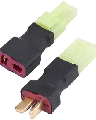 Adattatore Mini Tamiya a T-Plug per Batterie RC