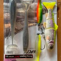 Lotto esche da luccio