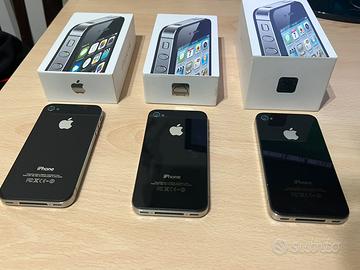 TRE IPHONE 4S APPLE 8gb 16gb