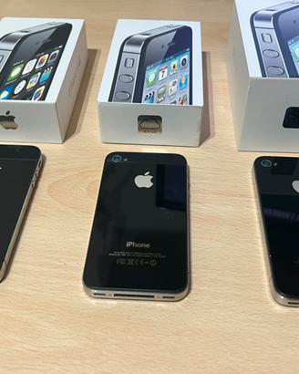 TRE IPHONE 4S APPLE 8gb 16gb