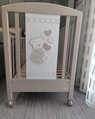 Lettino Foppapedretti in Legno con Cassetto (Come 