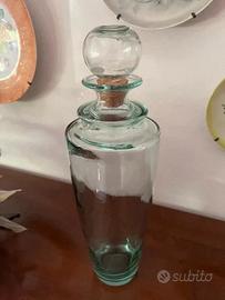 Bottiglia in vetro Vintage con tappo originale