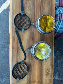 Coppia di fari cibie oscar con griglie para sassi