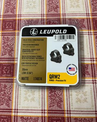 Leupold QRW2 30mm LOW – pari al nuovo con scatola