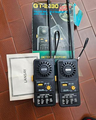 Walkie-Talkie Vintage Lansay GT-2030 (Anni 70/80) 