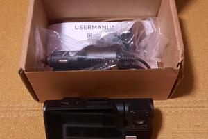 dashcam nuova con doppia videocamera e micro sd 64