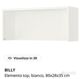 elemento top libreria Billy