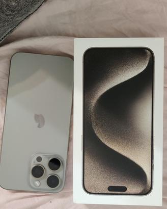IPhone 15 pro max 256GB Natural Titanium