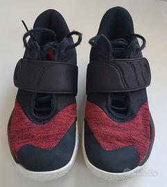 Scarpa NIKE KD Basket Red-Black con strap velcro