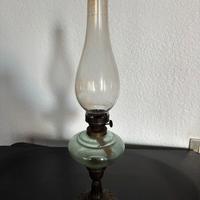 Antico lume a petrolio Cristal De Roche