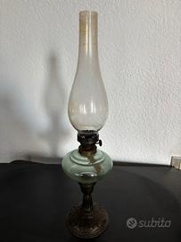 Antico lume a petrolio Cristal De Roche