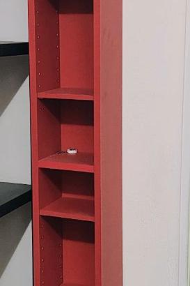 Colonna porta CD Ikea GNEDBY rossa