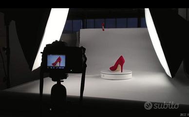 Piattaforma espositore rotante 360° motorizzata