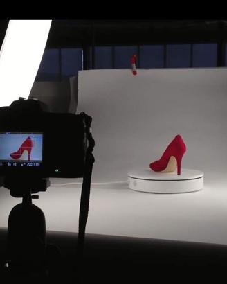 Piattaforma espositore rotante 360° motorizzata