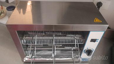 TOSTIERA 2 LIVELLI CON 6 PINZE