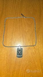 Collana Police originale acciaio inox con ciondolo