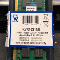 sodimm ddr3 8gb kinston