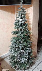 Albero di Natale innevato 180cm usato