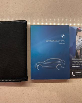 BMW x3 libretto d’istruzioni in tedesco