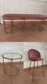 Set arredo SKLUM - Panca, sgabello e tavolino