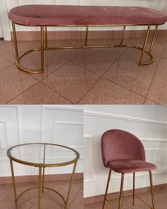Set arredo SKLUM - Panca, sgabello e tavolino