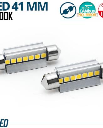Lampadine LED SILURO 41mm C5W C10W CANbus 6500K