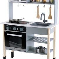 Cucina Miele, Cucina in legno bianca incl. piano d