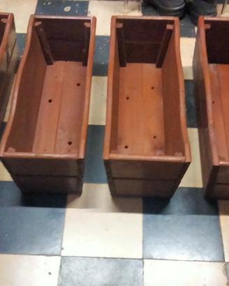 Fioriere in legno massello 