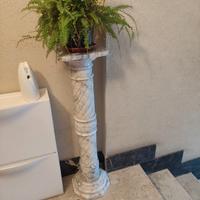 colonna in marmo di carrara bianco 