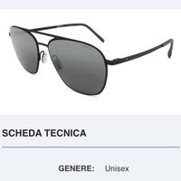 Occhiali unisex  blackfin  in titanio