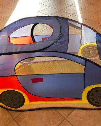 Tenda gioco a forma di automobile