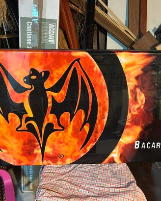 Insegna luminosa bacardi