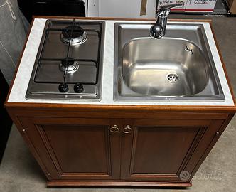 Mini cucina richiudibile in legno pieno massello!