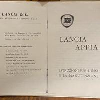 Manuale uso e manutenzione LANCIA APPIA