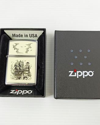Accendino Zippo Veliero nuovo